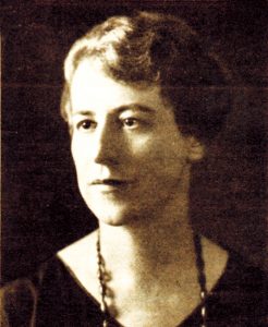 Helen Denne (Schulte) circa 1924. The first director of the UW–Madison School of Nursing 