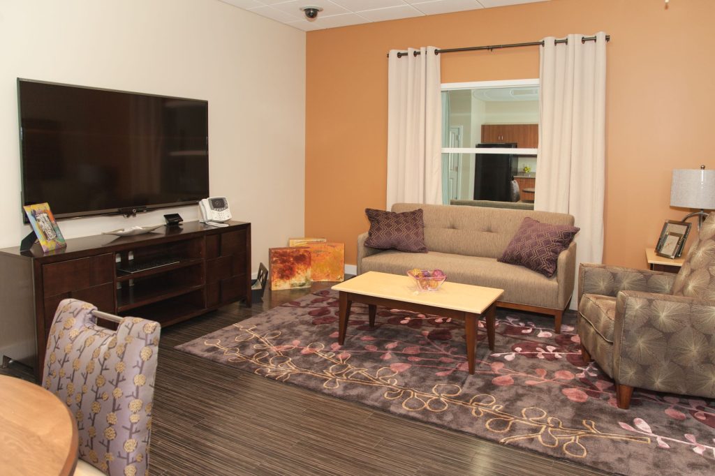 The simulated home environment within Cooper Hall.