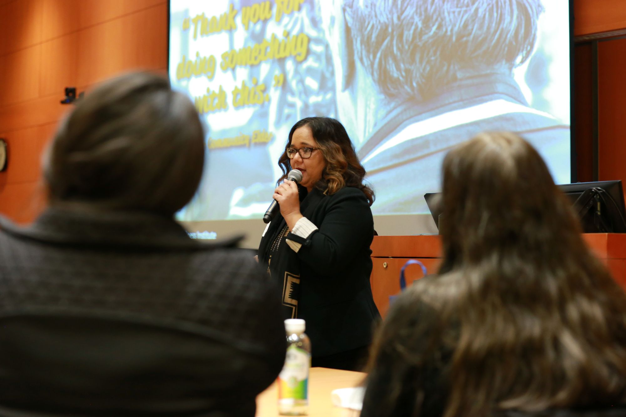 - Lea S. Denny, MS, LPC, NCC, NMT, Hawaiian & Filipino, “Decolonizing Mental Health: A healing informed path forward through CAMTM” discussed the concepts of decolonizing mental health and the practice of centering intergenerational healing. 