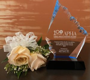 LeClair's Emerging Researcher Award from the American Public Health Association.