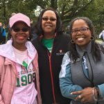 Dean Emerit Scott with Diane Carol Gooding and Corinda Rainey-Moore.